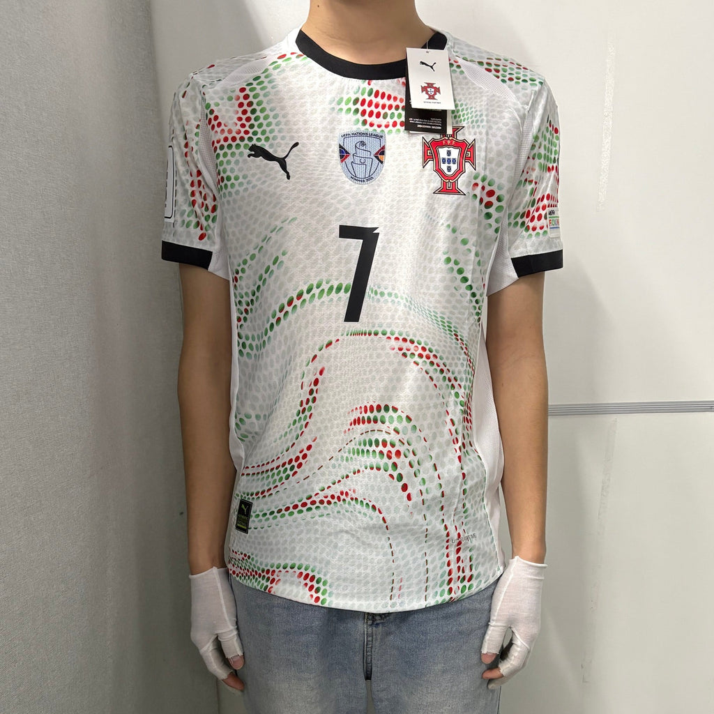 CRISTIANO RONALDO | PORTUGAL 25/26 WC QUAL AWAY DISPLAY JERSEY | PRINTED SIGNATURE