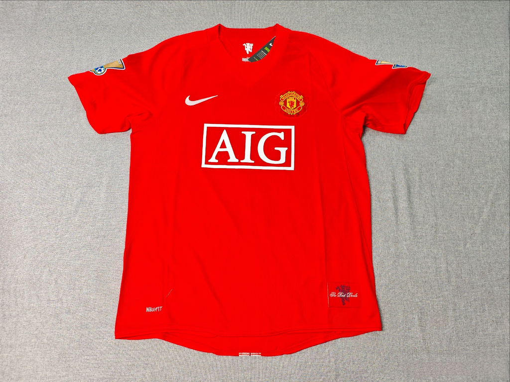 CRISTIANO RONALDO | MANCHESTER UN. 07/08 HOME DISPLAY JERSEY | PRINTED SIGNATURE