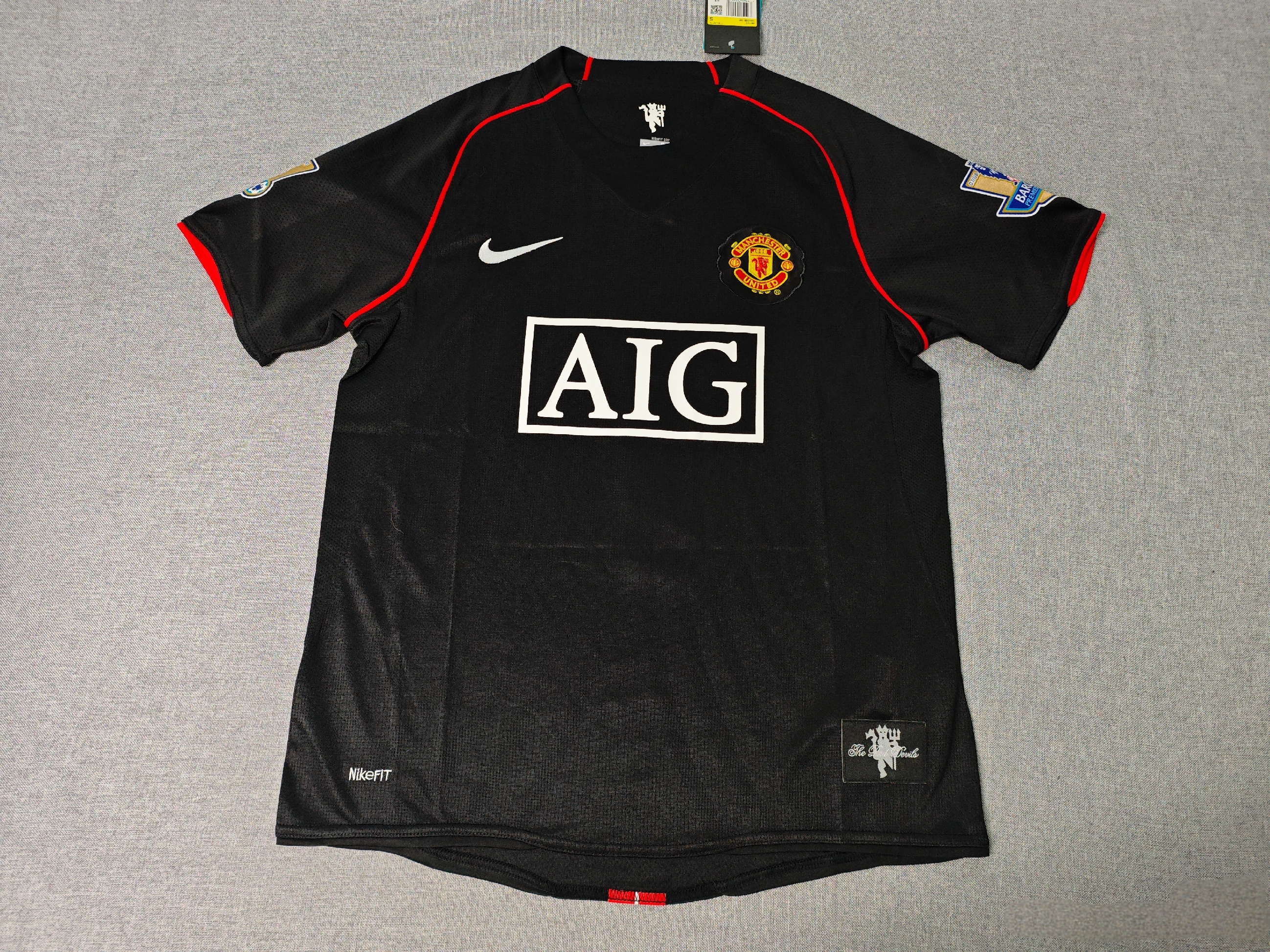 CRISTIANO RONALDO | MANCHESTER UN. 07/08 H&A DISPLAY JERSEY | PRINTED SIGNATURE
