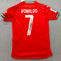 CRISTIANO RONALDO | PORTUGAL WC-QUAL 25/26 HOME DISPLAY JERSEY | PRINTED SIGNATURE