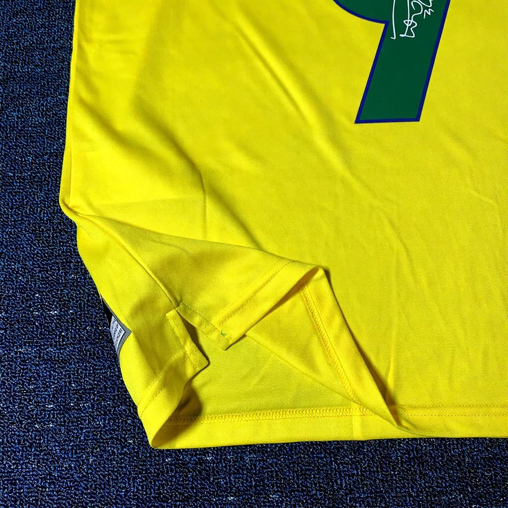 Ronaldo SIGNED - Brazil 1998 Home Jersey/Shirt - PRINTED AUTOGRAPH