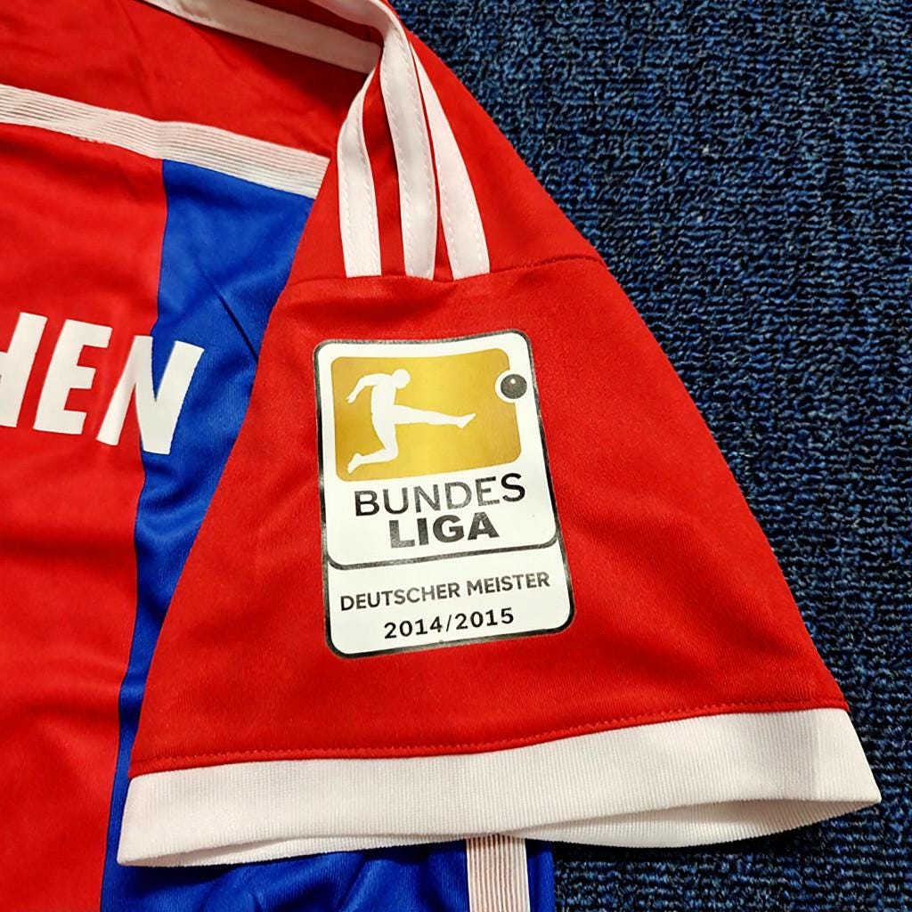 Lewandowski SIGNED - Bayern Munich 14/15 Home Jersey/Shirt - PRINTED AUTOGRAPH