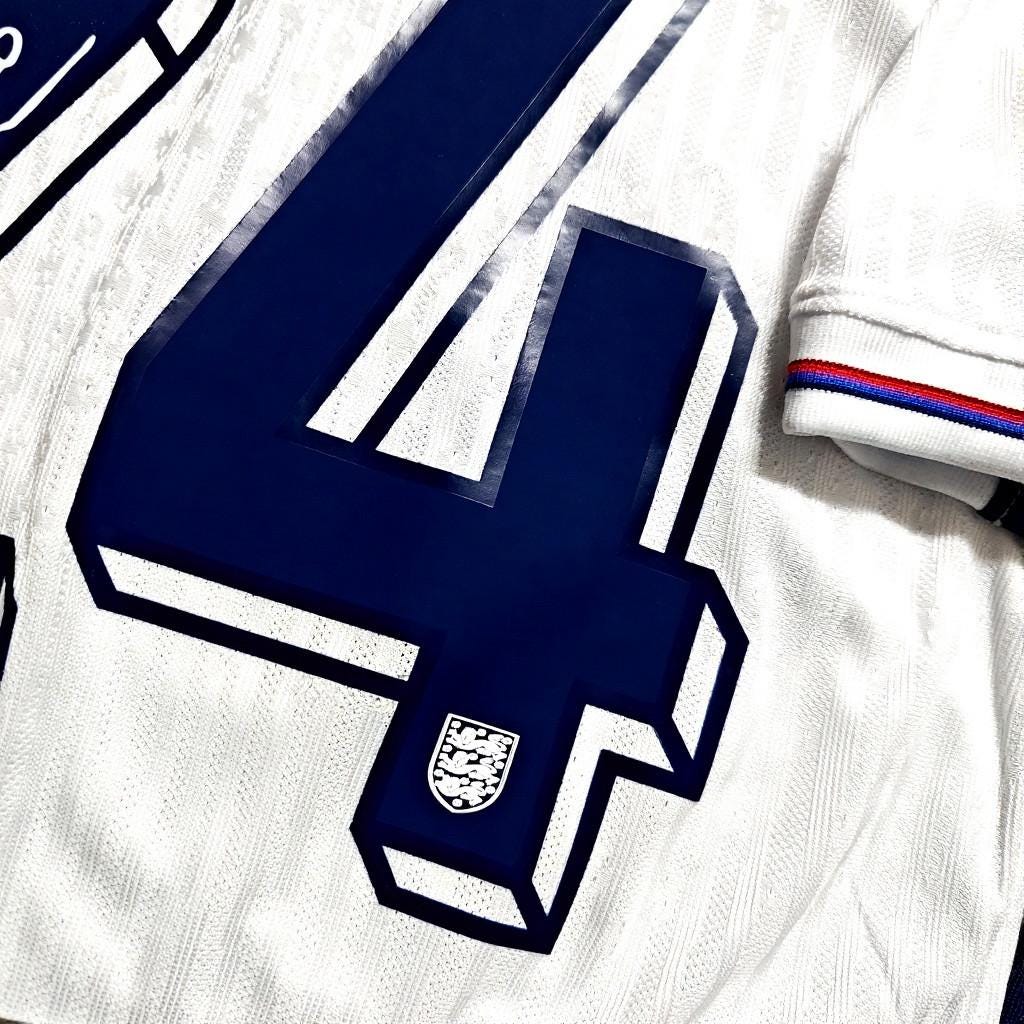 Cole Palmer SIGNED - England Euro 2024 Home Jersey/Shirt - PRINTED AUTOGRAPH