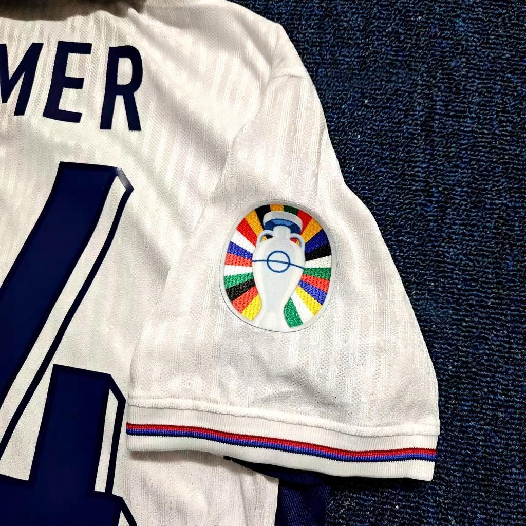 Cole Palmer SIGNED - England Euro 2024 Home Jersey/Shirt - PRINTED AUTOGRAPH