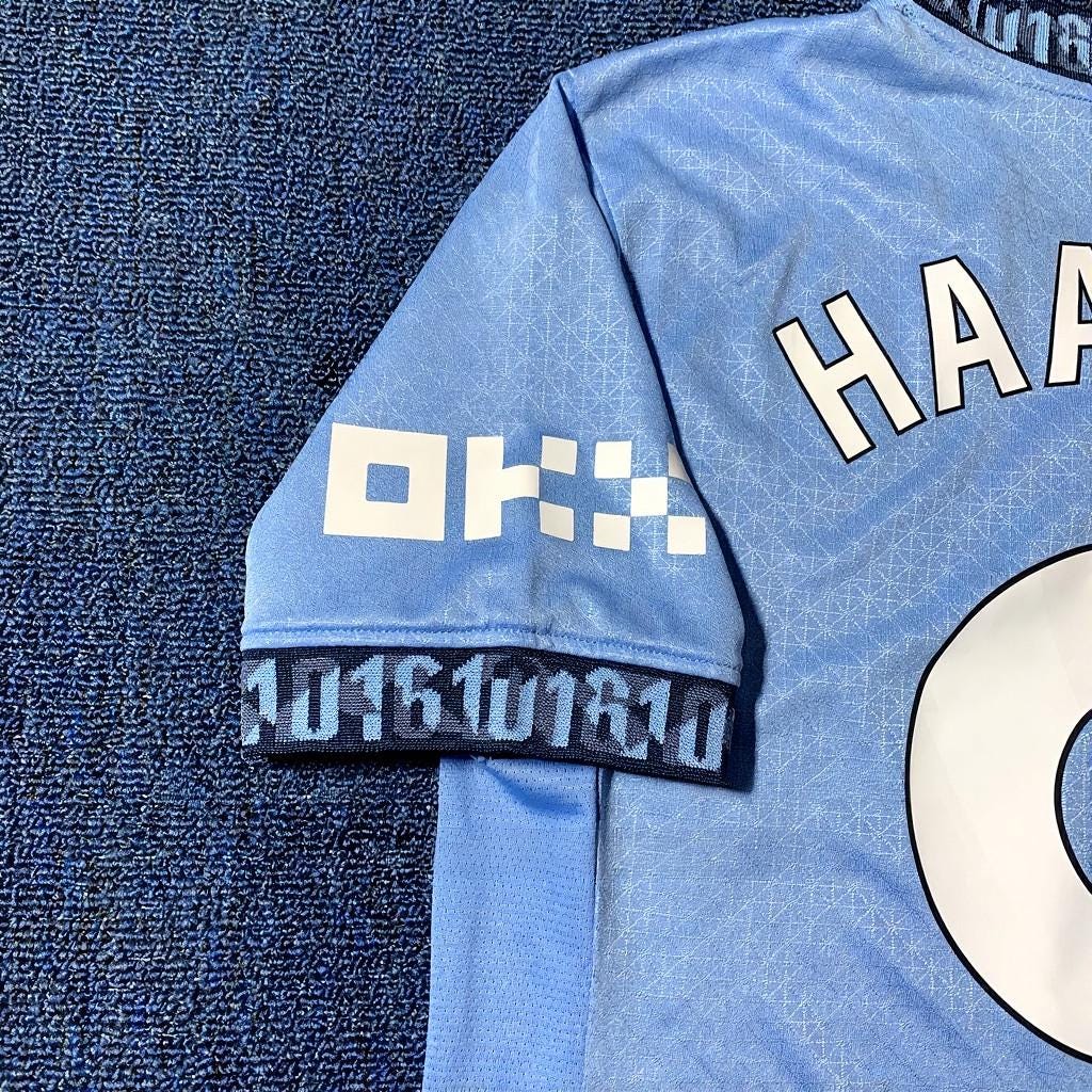 E. Haaland Signed - Manchester City 24/25 Home Jersey/Shirt - Printed Autograph