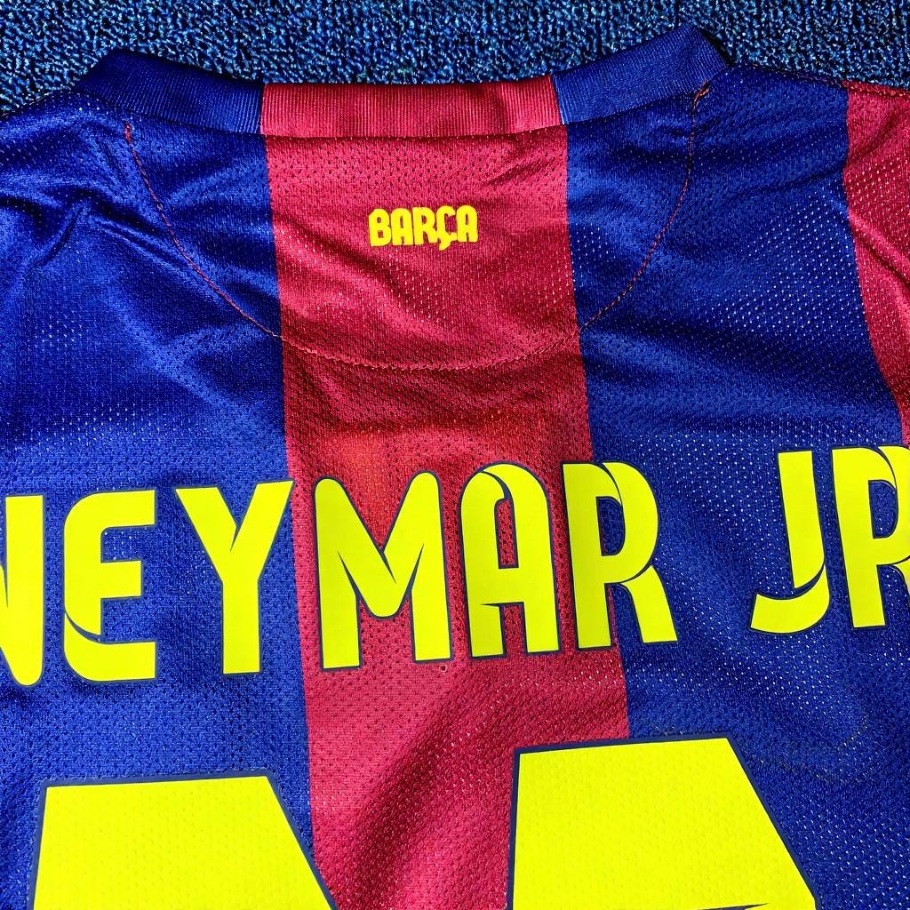 Neymar Jr SIGNED - Barcelona 14/15 Home Jersey/Shirt - PRINTED AUTOGRAPH