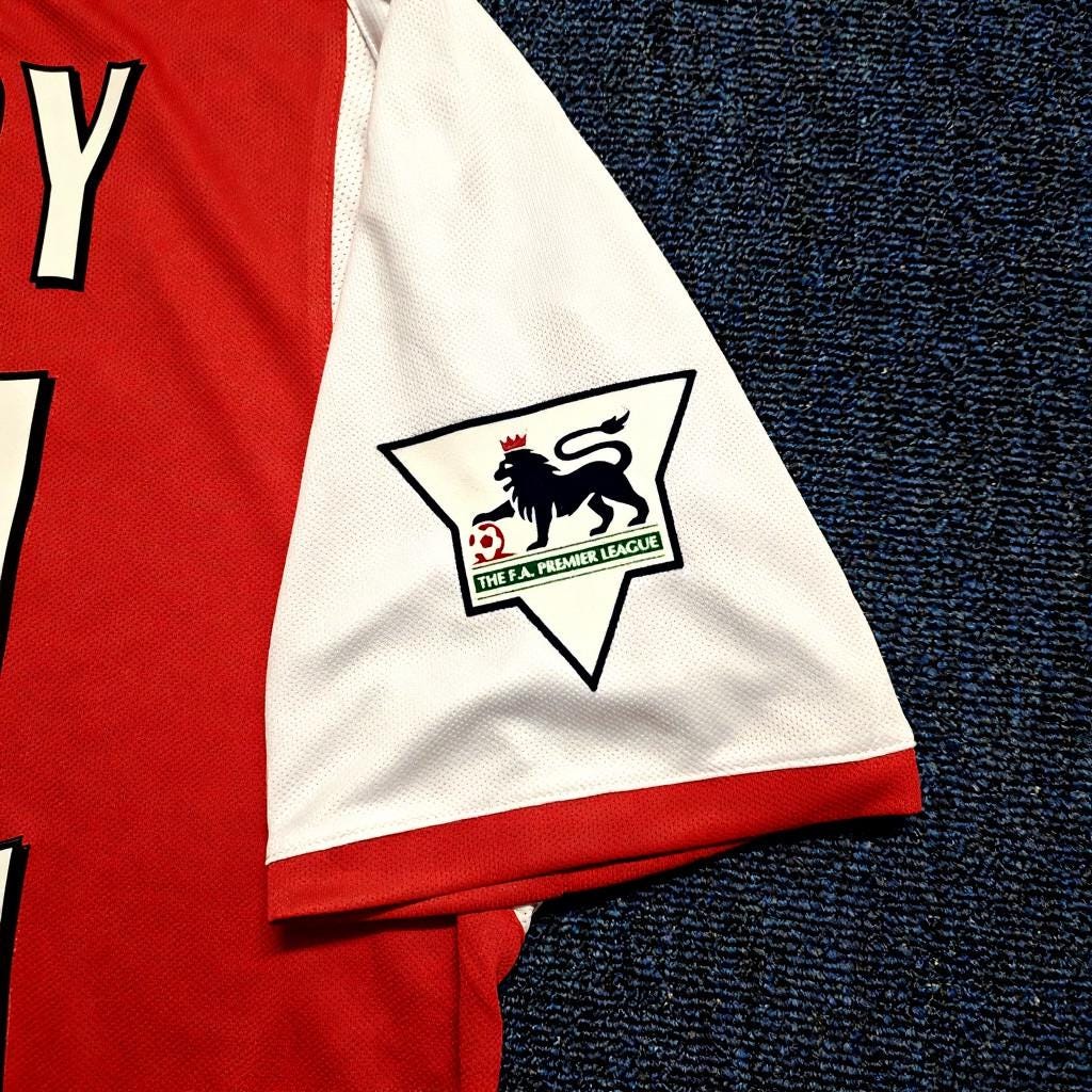 Thierry Henry SIGNED - Arsenal 02/03 Home Jersey/Shirt - PRINTED AUTOGRAPH