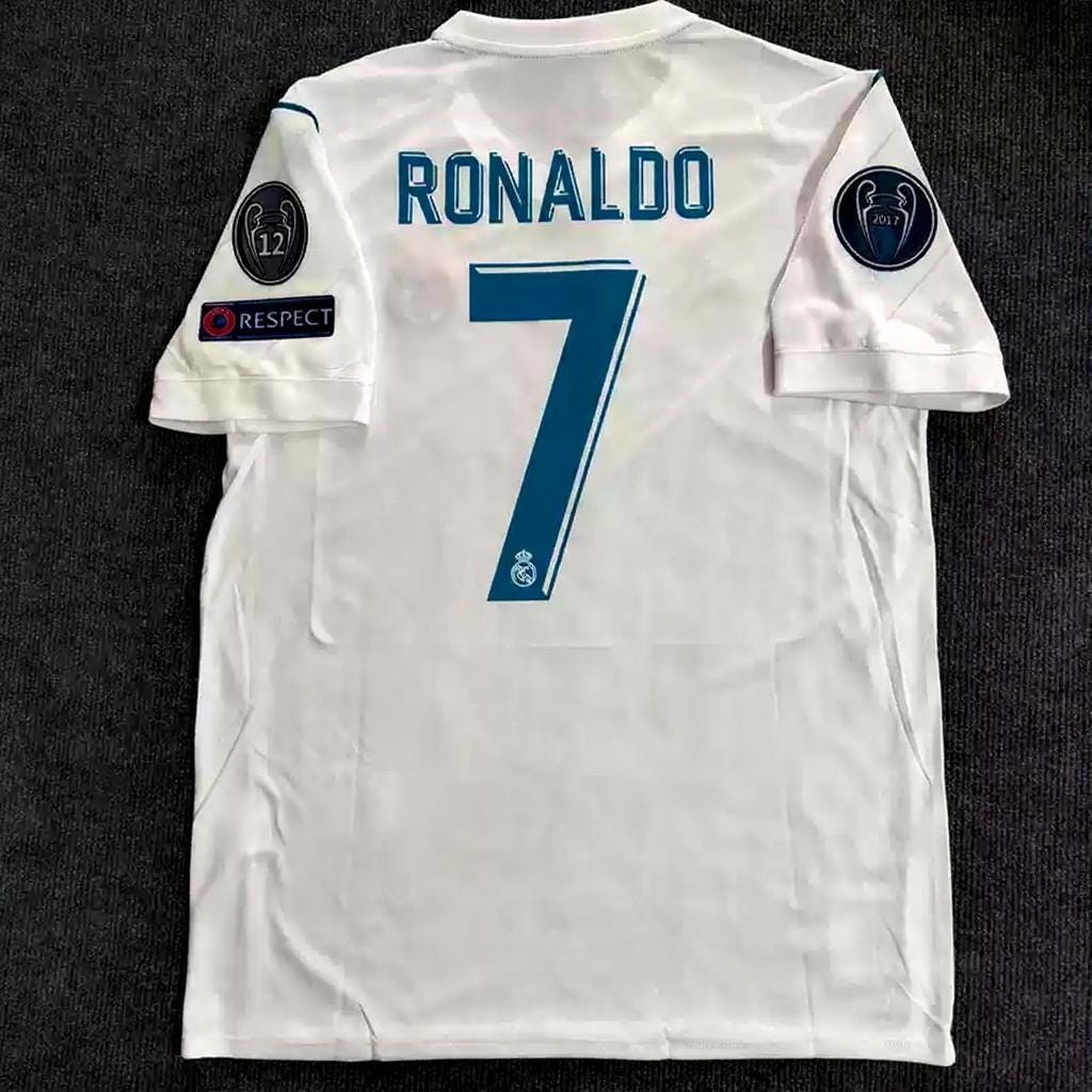 C. Ronaldo Signed - Real Madrid 17/18 Home Jersey/Shirt - Printed Autograph