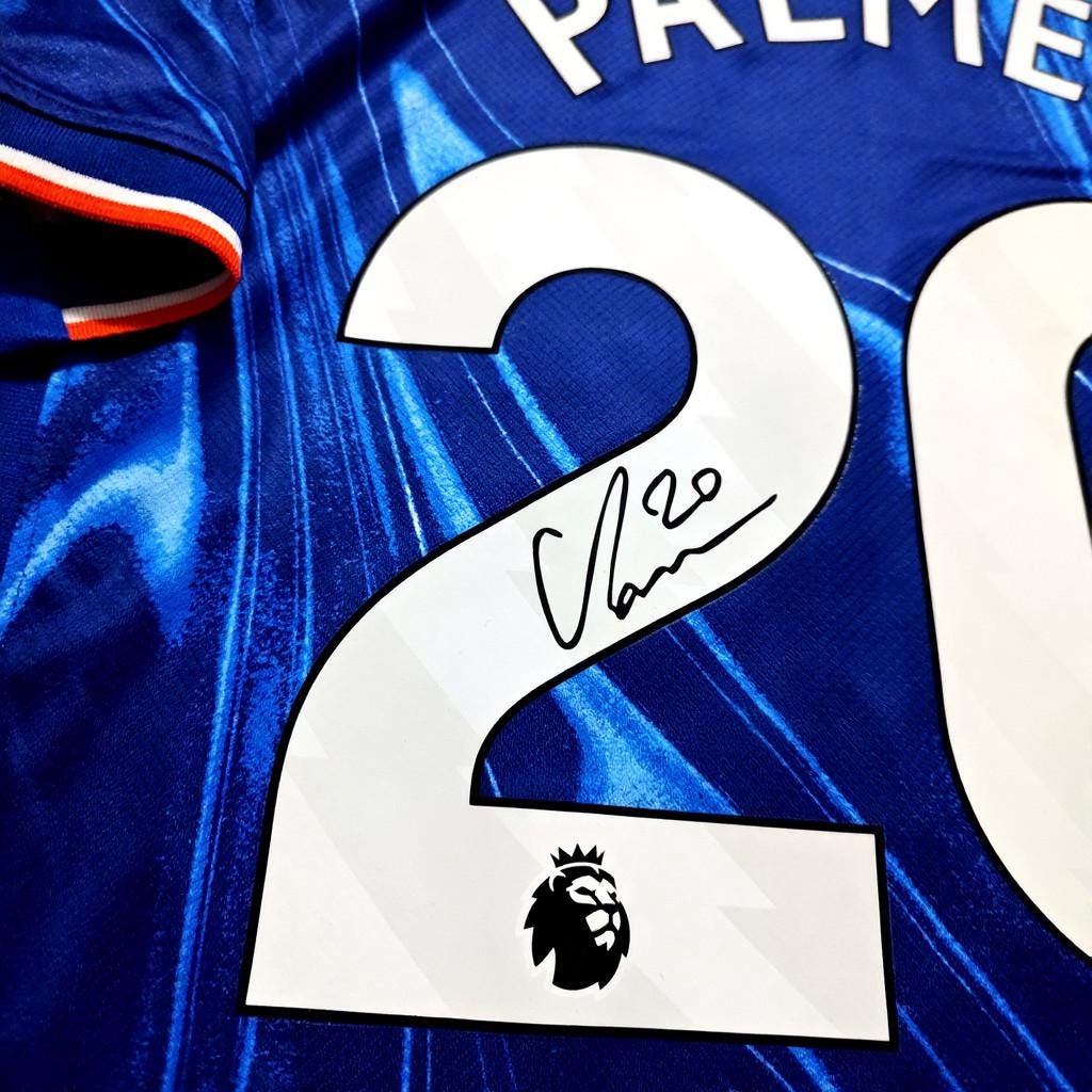 Cole Palmer SIGNED - Chelsea 24/25 Fan Ed. Home Jersey/Shirt - PRINTED AUTOGRAPH