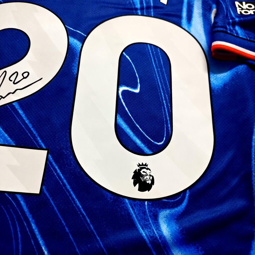 Cole Palmer SIGNED - Chelsea 24/25 Fan Ed. Home Jersey/Shirt - PRINTED AUTOGRAPH