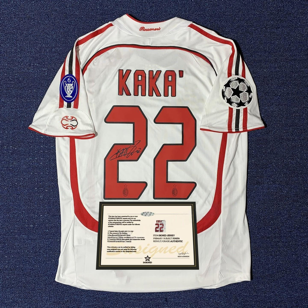Kaká Signed - Ac Milan 06/07 Away Jersey/Shirt - Printed Autograph
