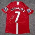 CRISTIANO RONALDO | MANCHESTER UN. 07/08 H&A DISPLAY JERSEY | PRINTED SIGNATURE