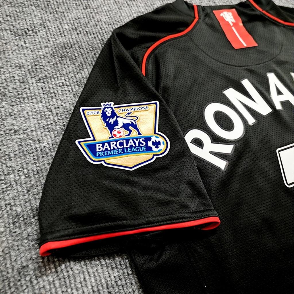 C. Ronaldo Signed - Manchester Un. 07/08 H&A Jersey/Shirt - Printed Autograph