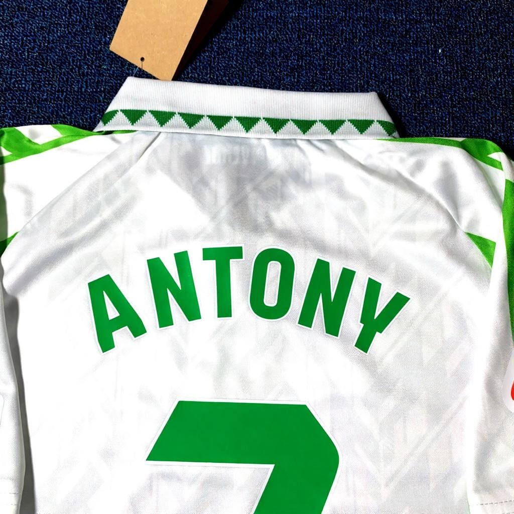 Antony SIGNED - Real Betis 24/25 Home Jersey/Shirt - PRINTED AUTOGRAPH
