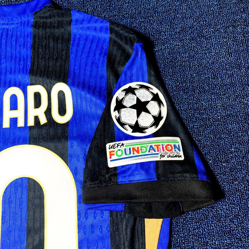 Lautaro M. Signed - Inter Milan 24/25 Home Jersey/Shirt - Printed Autograph