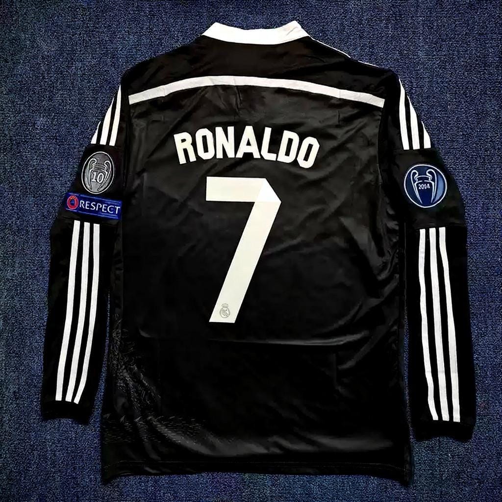 C. Ronaldo Signed - Real Madrid 14/15 Bd* Away Jersey/Shirt - Printed Autograph