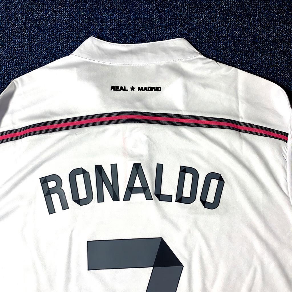 C. Ronaldo Signed - Real Madrid 14/15 Home Jersey/Shirt - Printed Autograph