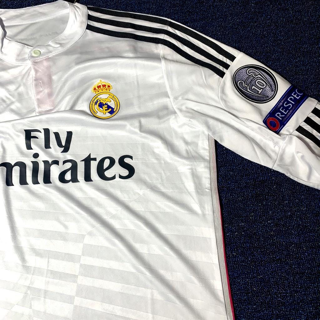 C. Ronaldo Signed - Real Madrid 14/15 Home Jersey/Shirt - Printed Autograph