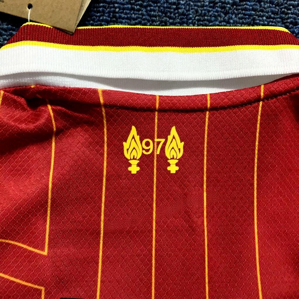 A. Mac Allister Signed - Liverpool 24/25 Home Jersey/Shirt - Printed Autograph