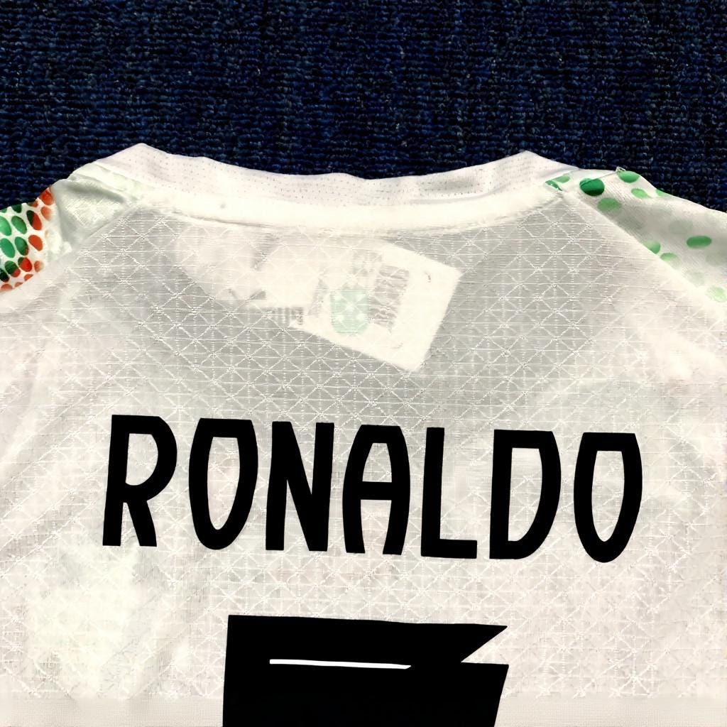 C. Ronaldo Signed - Portugal 25/26 Wc Qual Away Jersey/Shirt - Printed Autograph