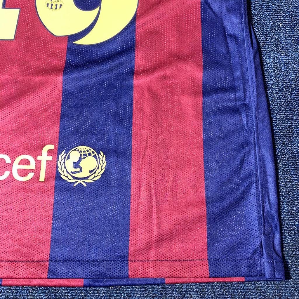 Lionel Messi SIGNED - Barcelona 14/15 Home Jersey/Shirt - PRINTED AUTOGRAPH