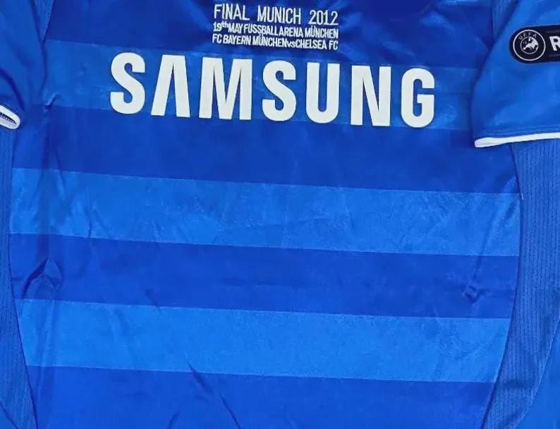 Frank Lampard SIGNED - Chelsea 11/12 Home Jersey/Shirt - PRINTED AUTOGRAPH