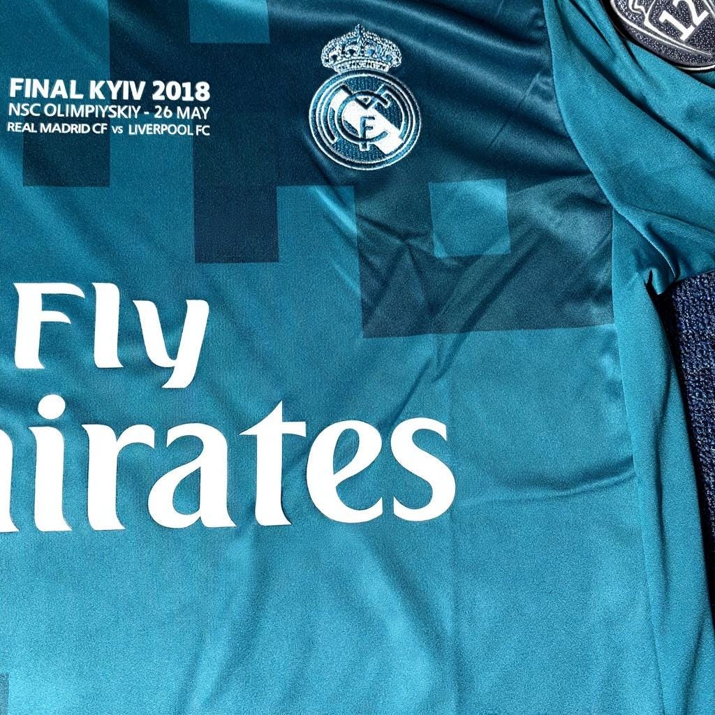 C. Ronaldo Signed - Real Madrid 17/18 Away Jersey/Shirt - Printed Autograph