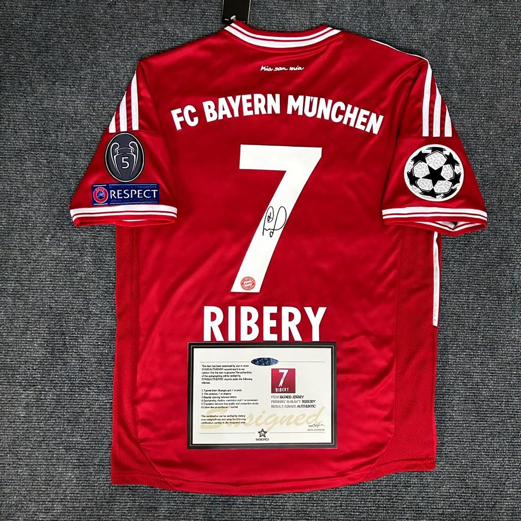Franck Ribéry SIGNED - Bayern Munich 13/14 Home Jersey/Shirt - PRINTED AUTOGRAPH