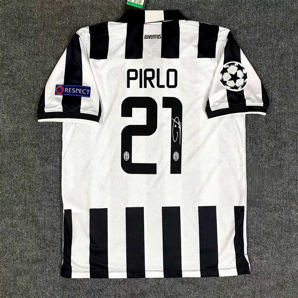 Andrea Pirlo SIGNED - Juventus 14/15 Home Jersey/Shirt - PRINTED AUTOGRAPH