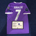 CRISTIANO RONALDO | REAL MADRID 16/17 AWAY DISPLAY JERSEY | PRINTED SIGNATURE