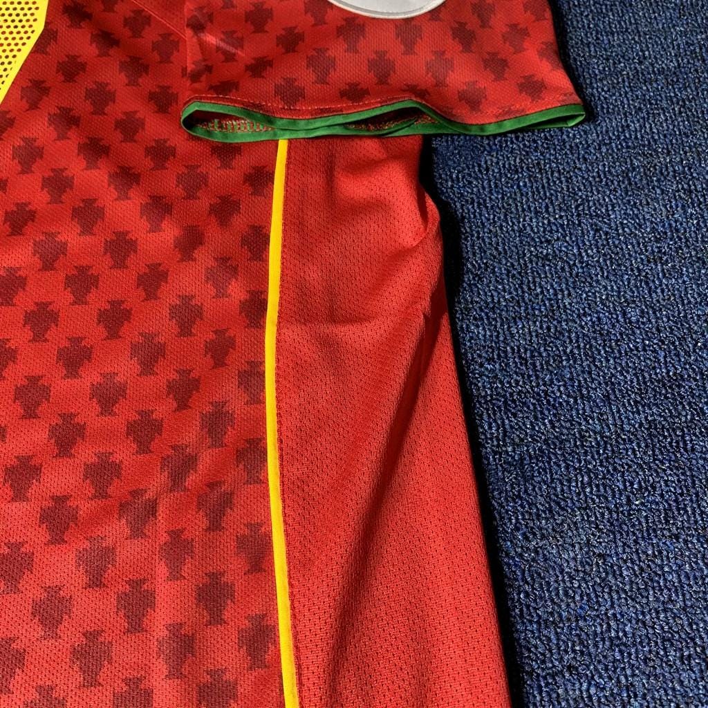 C. Ronaldo Signed - Portugal 2004 Retro Home Jersey/Shirt - Printed Autograph