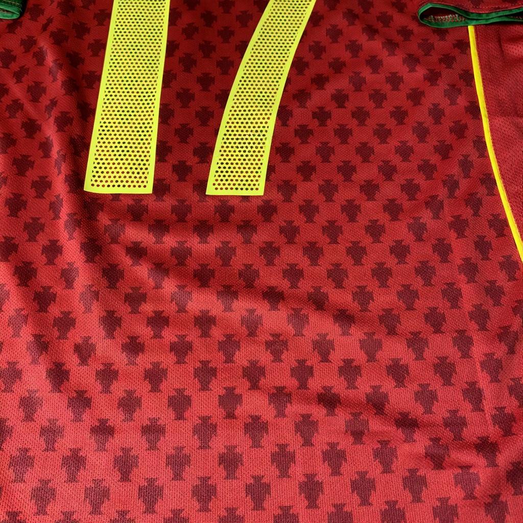 C. Ronaldo Signed - Portugal 2004 Retro Home Jersey/Shirt - Printed Autograph