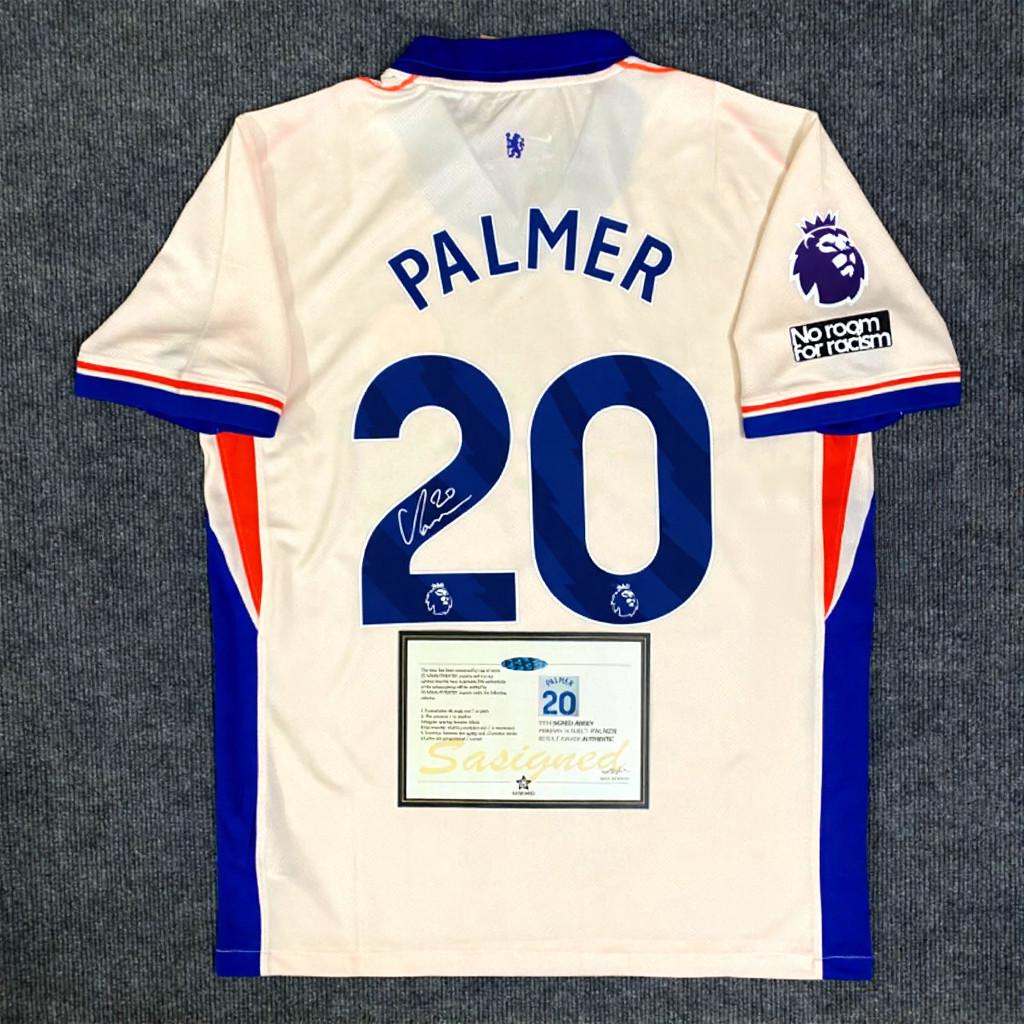 Cole Palmer SIGNED - Chelsea 24/25 Away Jersey/Shirt - PRINTED AUTOGRAPH