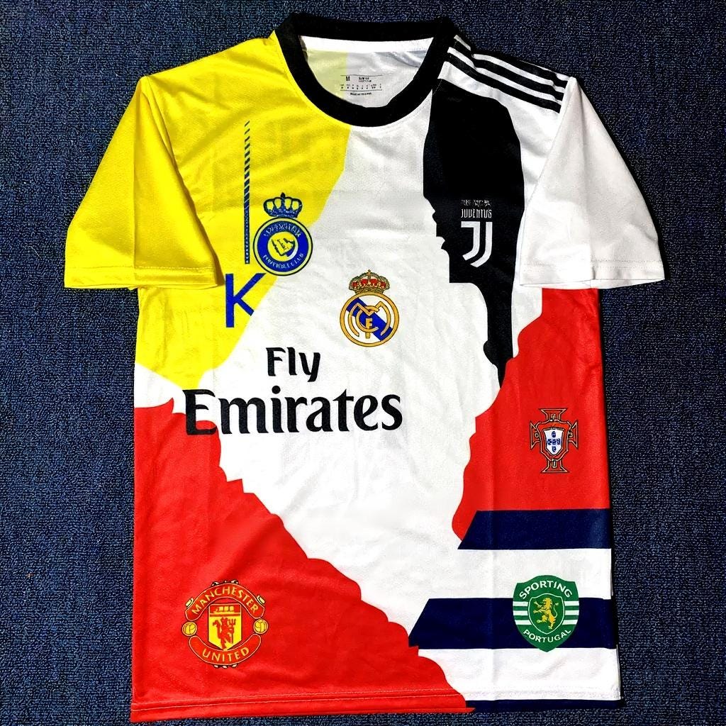 C. Ronaldo SIGNED - Career Journey 2025 Home Jersey/Shirt - PRINTED AUTOGRAPH