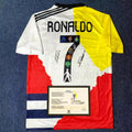 CRISTIANO RONALDO | CAREER JOURNEY 2025 HOME DISPLAY JERSEY | PRINTED SIGNATURE