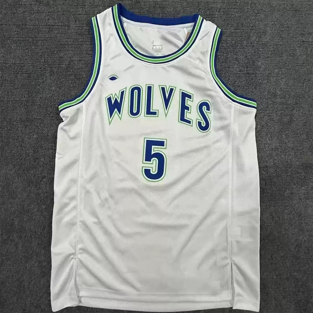 A. Edwards SIGNED - M. Timberwolves 23/24 Home Jersey/Shirt - PRINTED AUTOGRAPH
