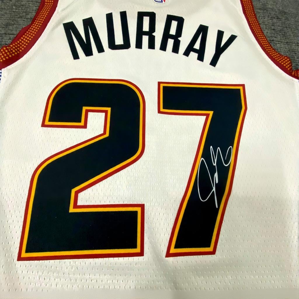 Jamal Murray SIGNED - Denver Nuggets 22/23 Home Jersey/Shirt - PRINTED AUTOGRAPH