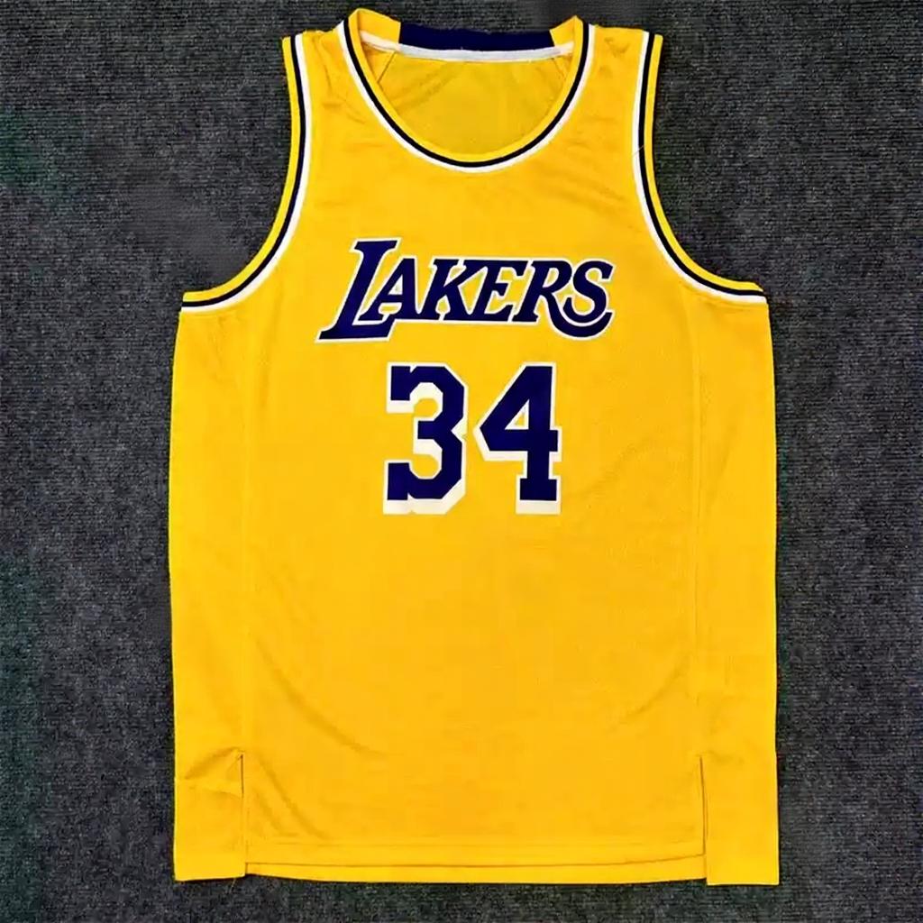 Shaquille O’Neal SIGNED - La. Lakers 96/97 Home Jersey/Shirt - PRINTED AUTOGRAPH