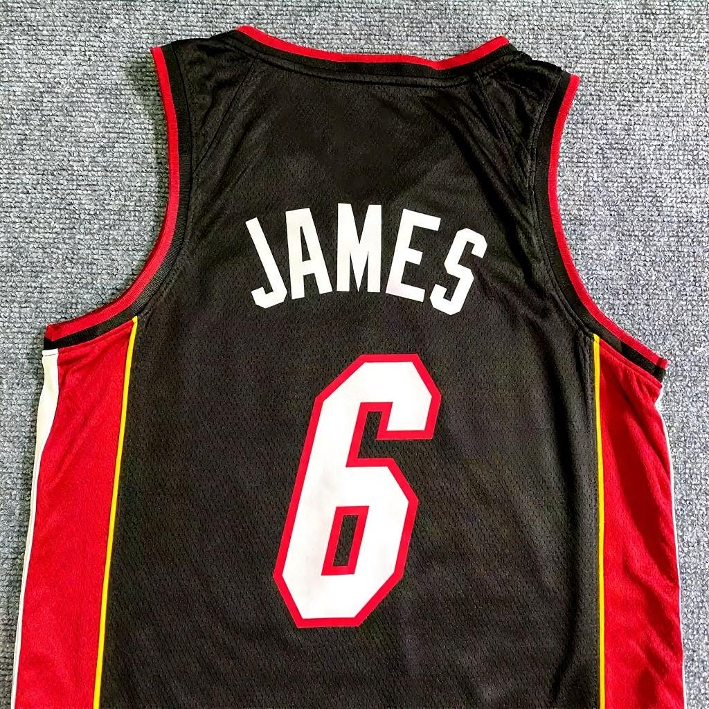 Lebron James SIGNED - Miami Heat 13/14 Away Jersey/Shirt - PRINTED AUTOGRAPH