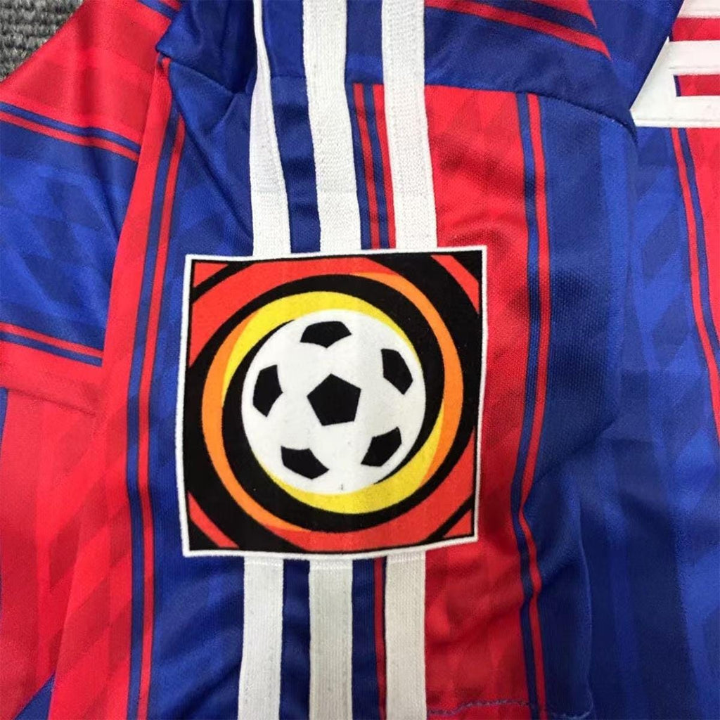 Jürgen Klinsmann SIGNED - Bayern Munich 95/97 Home Jersey/Shirt - PRINTED AUTOGRAPH