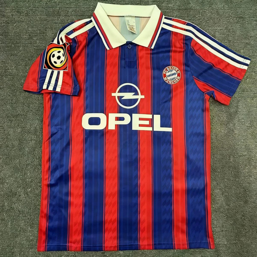 Jürgen Klinsmann SIGNED - Bayern Munich 95/97 Home Jersey/Shirt - PRINTED AUTOGRAPH