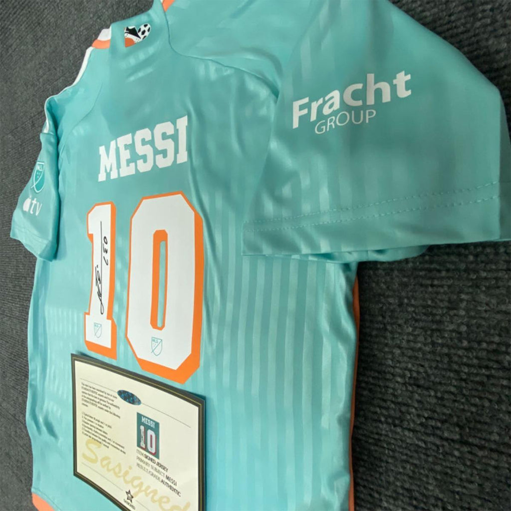 Lionel Messi SIGNED - Inter Miami 24/25 Away Jersey/Shirt - PRINTED AUTOGRAPH
