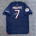 KYLIAN MBAPPÉ | PARIS SAINT-GERMAIN 23/24 HOME DISPLAY JERSEY | PRINTED SIGNATURE