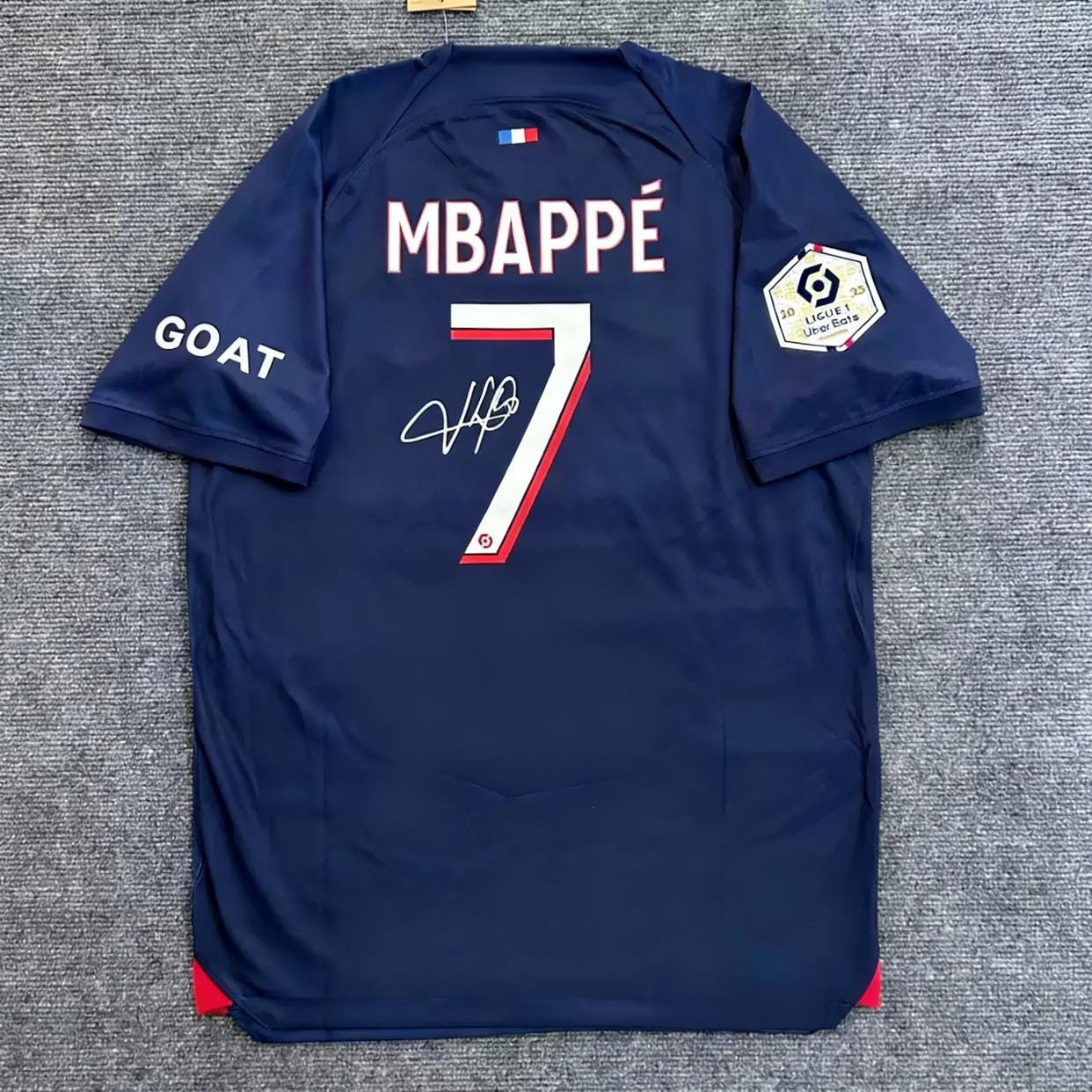 Kylian Mbappé SIGNED - Paris Saint-Germain 23/24 Home Jersey/Shirt - PRINTED AUTOGRAPH