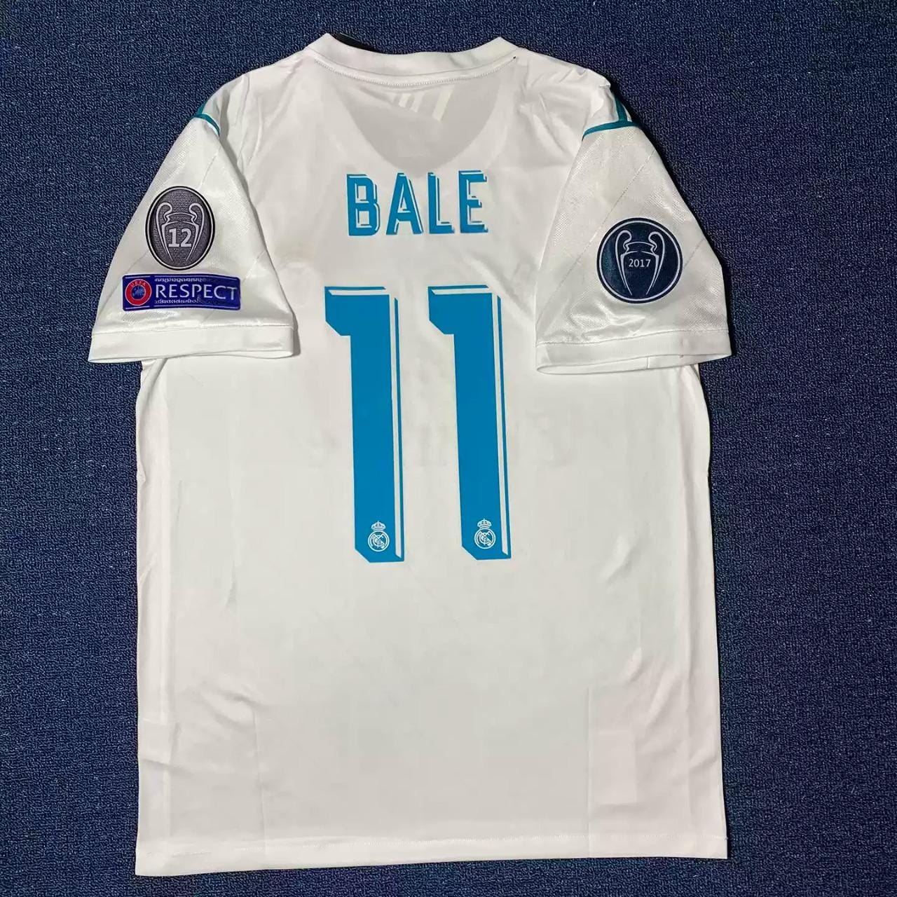 Gareth Bale SIGNED - Real Madrid 17/18 Home Jersey/Shirt - PRINTED AUTOGRAPH