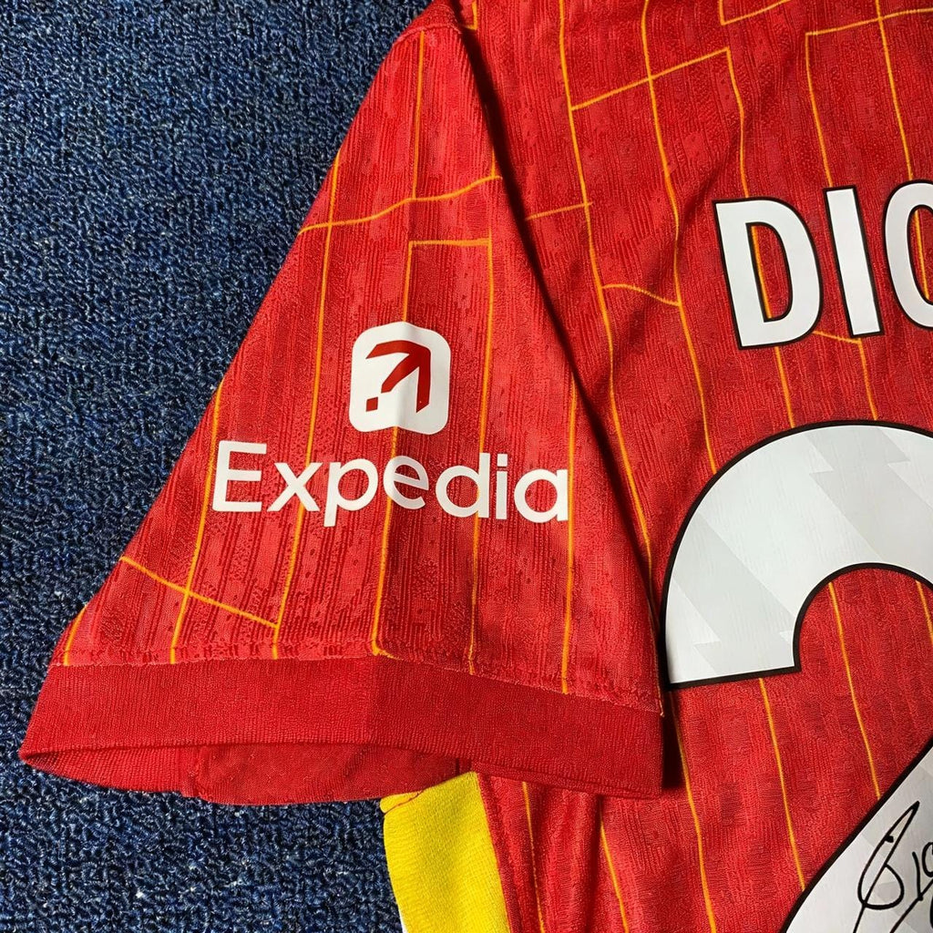 Diogo Jota SIGNED - Liverpool 24/25 Home Jersey/Shirt - PRINTED AUTOGRAPH