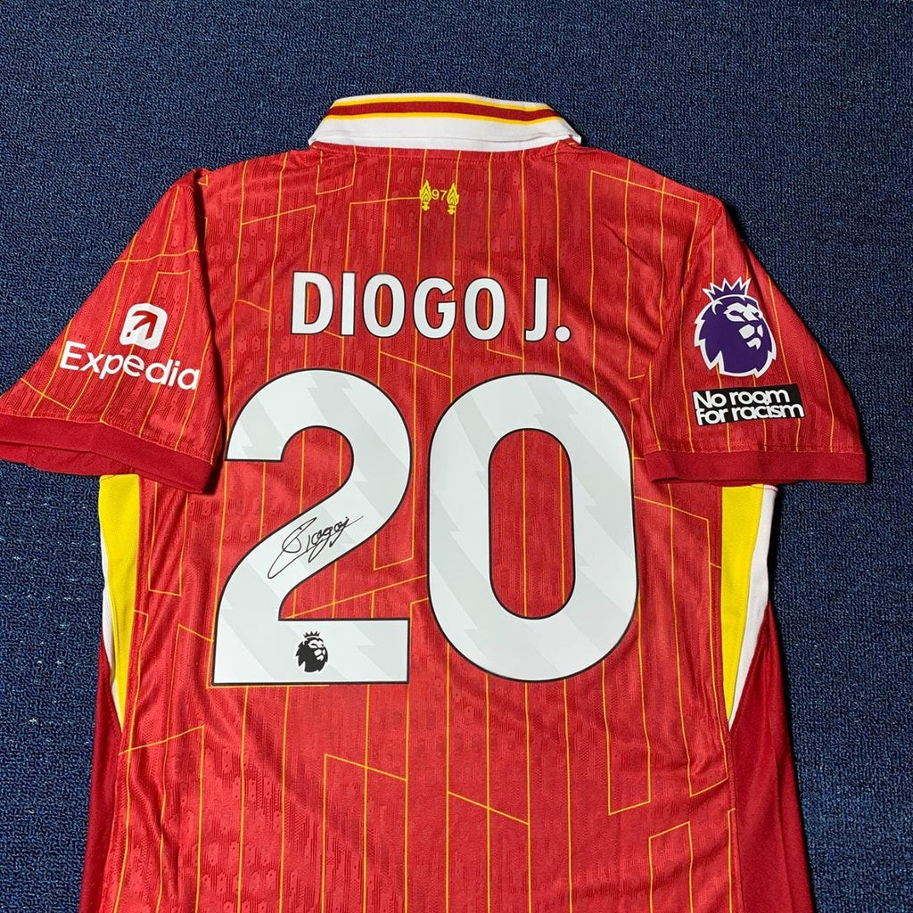 Diogo Jota SIGNED - Liverpool 24/25 Home Jersey/Shirt - PRINTED AUTOGRAPH