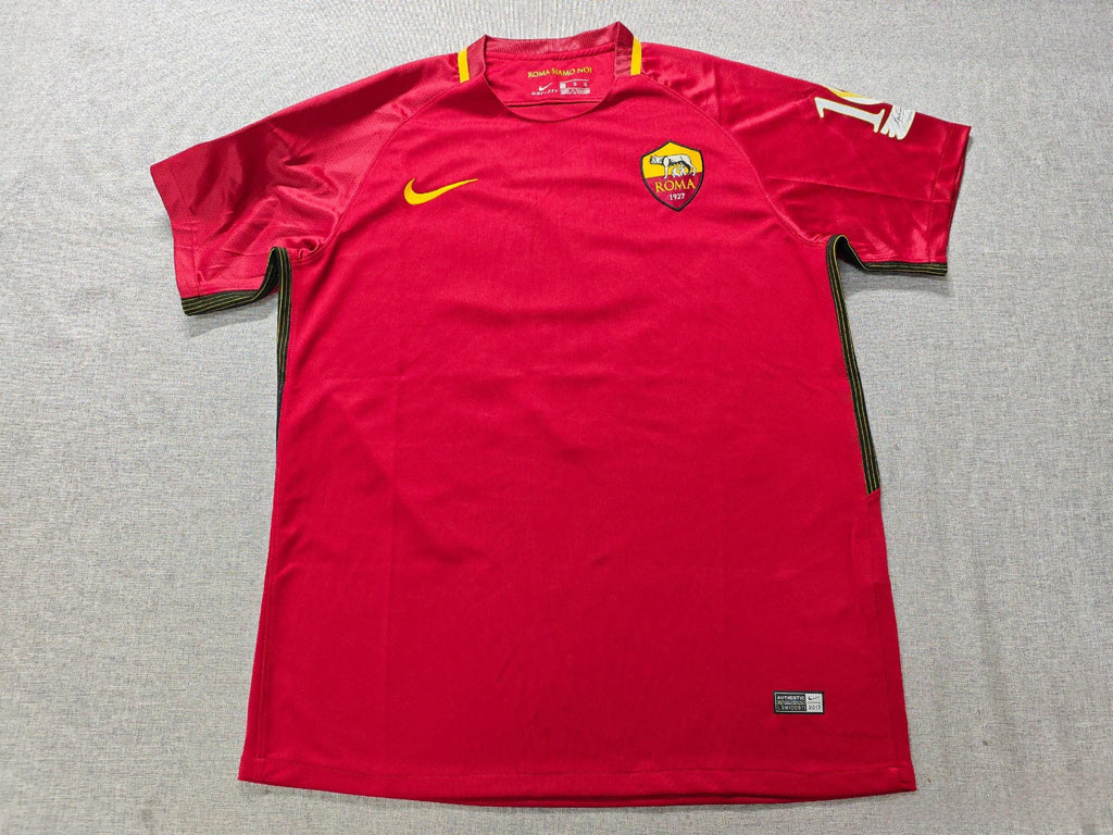 Francesco Totti SIGNED - Roma 17/18 Home Jersey/Shirt - PRINTED AUTOGRAPH