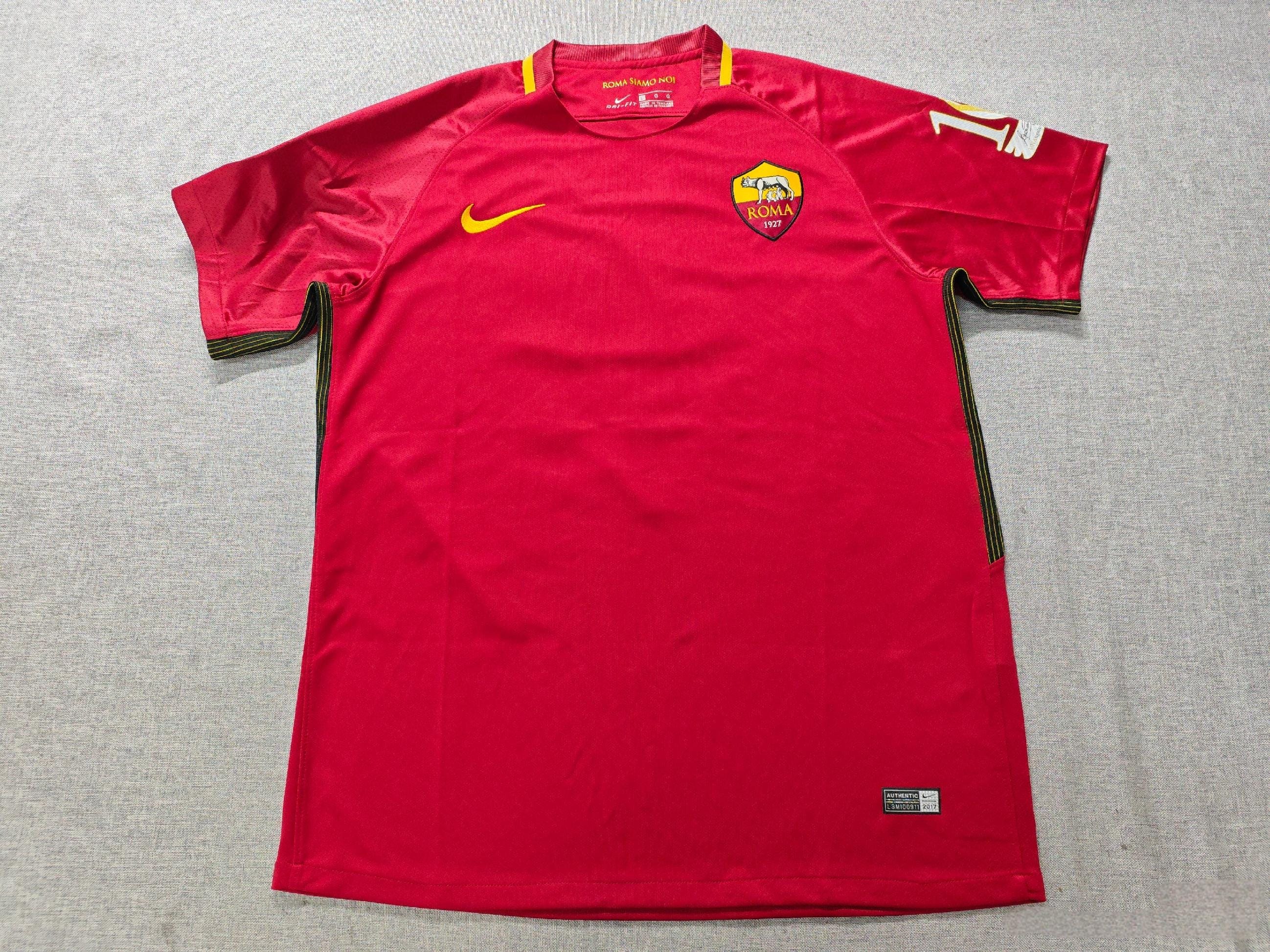 Francesco Totti SIGNED - Roma 17/18 Home Jersey/Shirt - PRINTED AUTOGRAPH