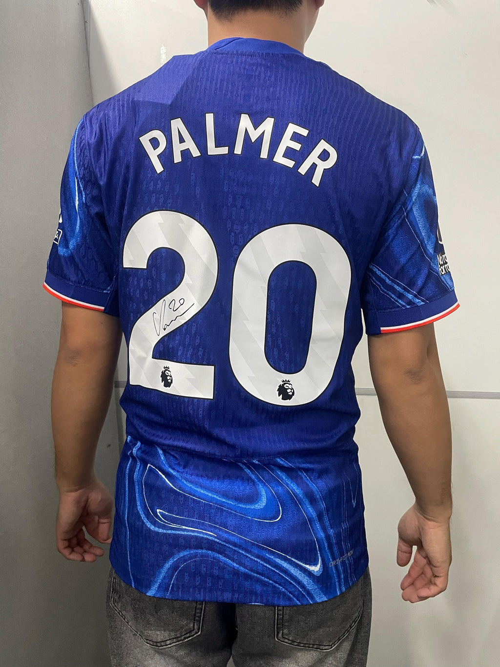 Cole Palmer SIGNED - Chelsea 24/25 Fan Ed. Home Jersey/Shirt - PRINTED AUTOGRAPH